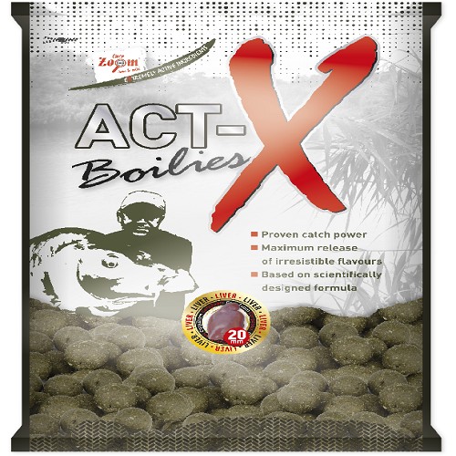 Carp Zoom Act-X Boilies Szardínia 20 mm (800g)