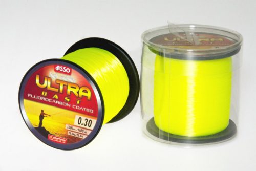 ASSO ULTRA CAST 1000M 0,22 FLUOROCARBON SÁRGA