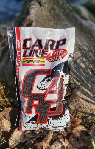 TOP MIX Carp Line Fluoro etető pellet, Csokis Keksz