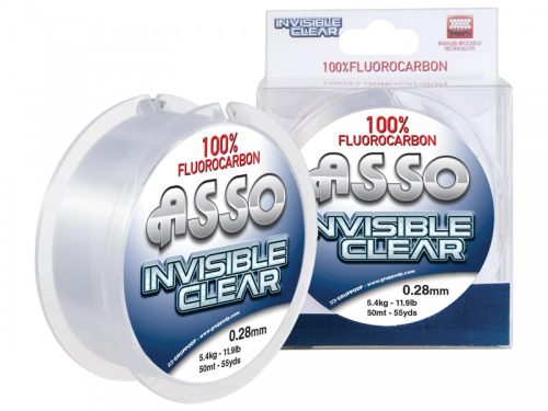 ASSO INVISIBLE CLEAR FLUORO CARBON 50M 0,21MM 3,4KG