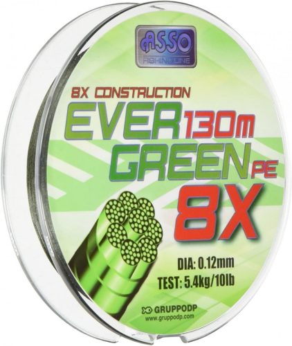 ASSO PE8X EVERGREEN 0,50MM 130M 62,3KG