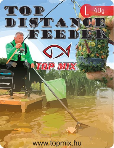 TOP MIX TOP DISTANCE Feeder kosár, "L", 40g