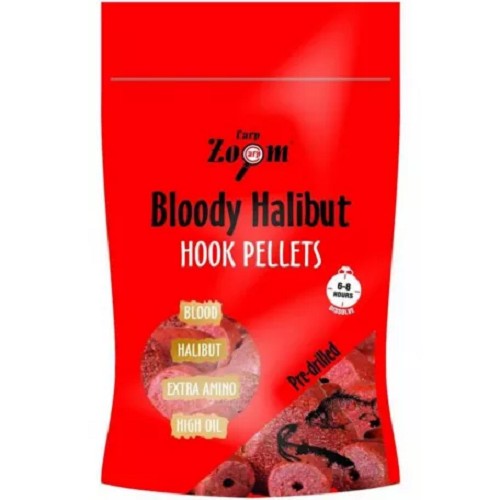 CarpZoom Bloody Halibut Piros Hook Pellet Fúrt 15mm  (150 g)