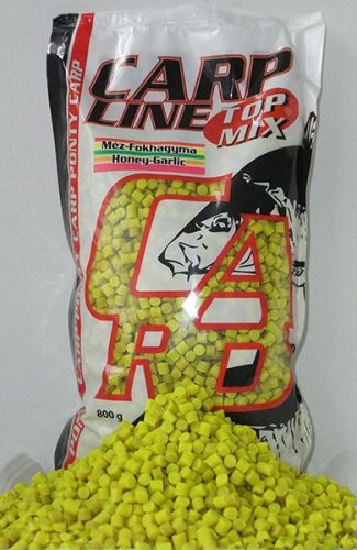 TOP MIX Carp Line Fluoro etető pellet, Méz-Fokhagyma