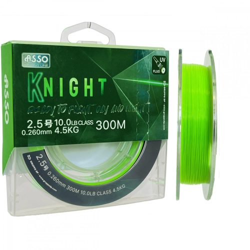 ASSO KNIGHT FLUOROCARBON UV AKTÍV 0,285MM 300M