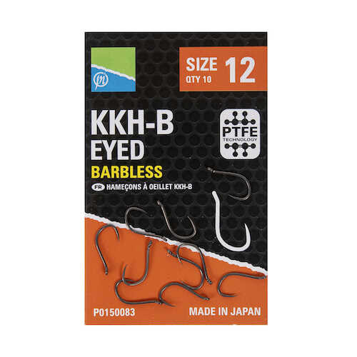 Preston KKH-B Barbless Hooks - 14