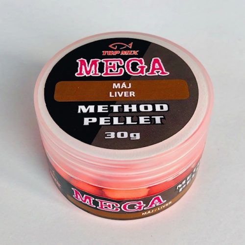 TOP MIX MEGA Method Pellet - Máj