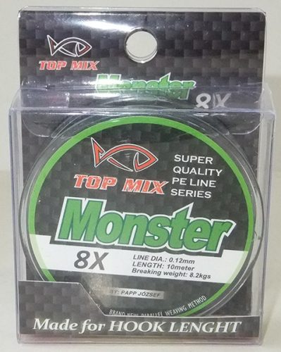 TOP MIX X8 Monster előke zsinór 0,12mm