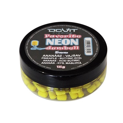 DOVIT Favorite Dumbell Neon 5mm - Ananász-vajsav