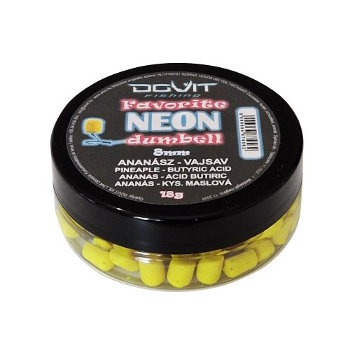 DOVIT Favorite Dumbell Neon 8mm - Ananász-vajsav