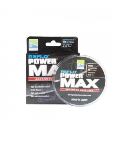 PRESTON REFLO POWER MAX REEL LINE - 8 lb (0.26 mm)